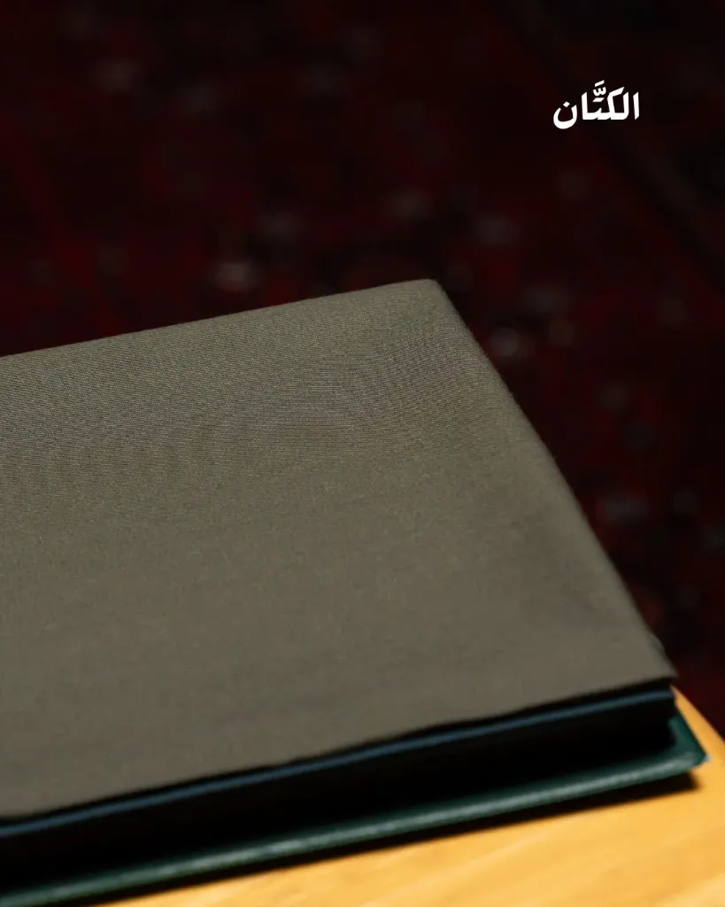 قماش شتوي زيتوني